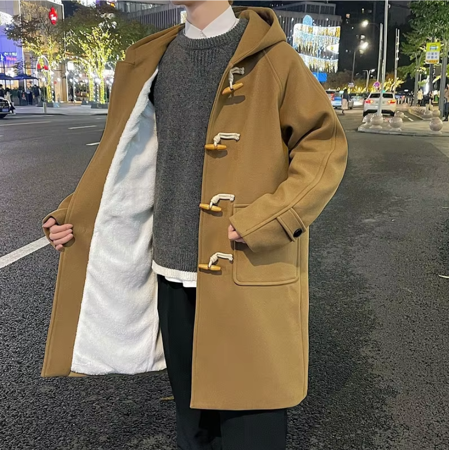 Drune | Lange Duffle Winterjack für Herren
