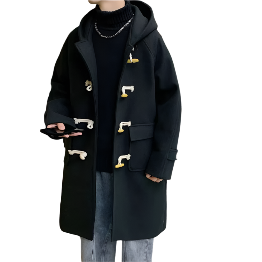 Drune | Lange Duffle Winterjack für Herren