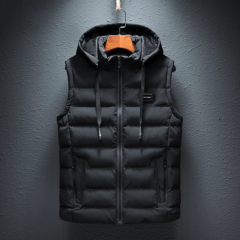 Drune | gesteppte Outdoor Hoodie Weste