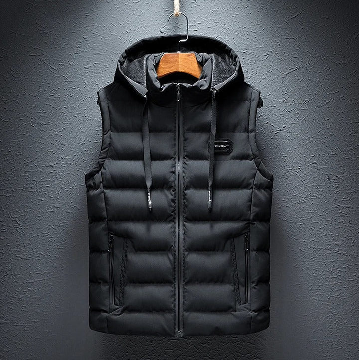 Drune | gesteppte Outdoor Hoodie Weste