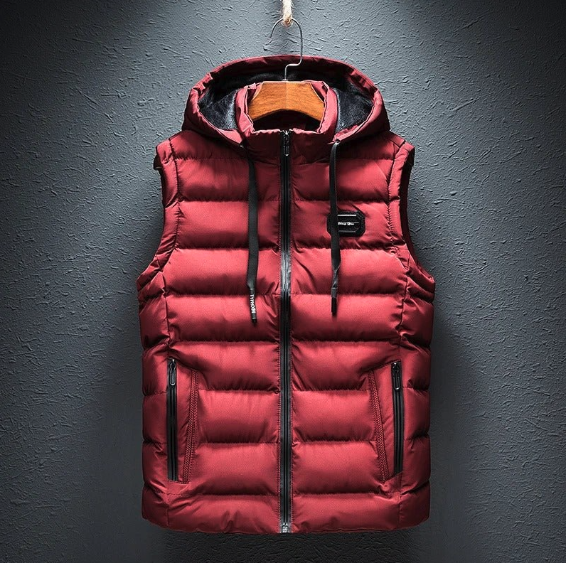 Drune | gesteppte Outdoor Hoodie Weste