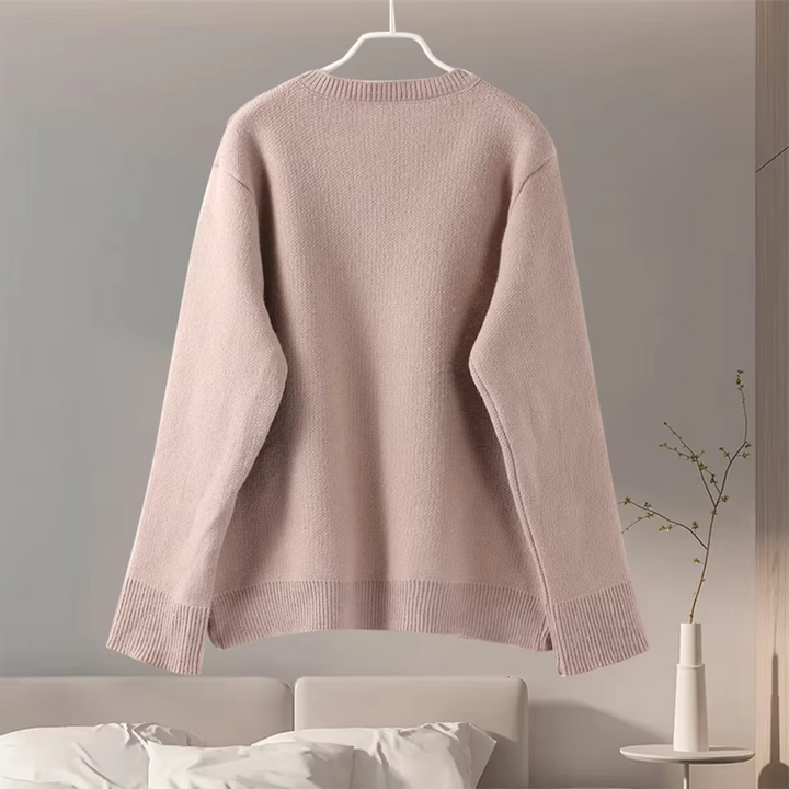 Drune | Strickjacke Damen mit Rundhalsausschnitt