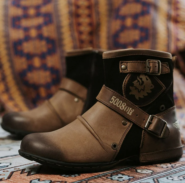 Drune | Weinlese Stil Herrenstiefel