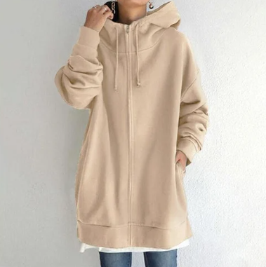 Drune | Damen-Hoodie mit Reißverschluss für Herbst/Winter