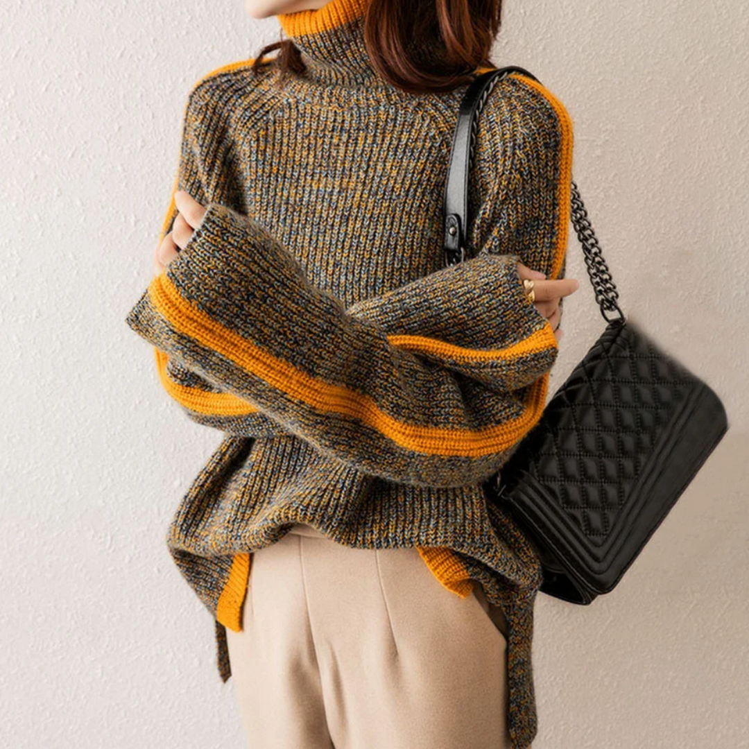 Drune | Strickpullover mit Rollkragen - Modischer Winterpullover für Alltag und Freizeit