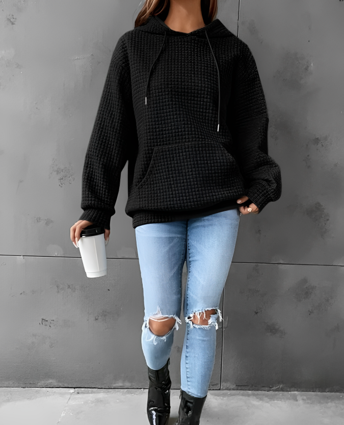 Drune |  Army-Pullover Hoodie mit Kapuze für Damen - Perfekt für den Alltag