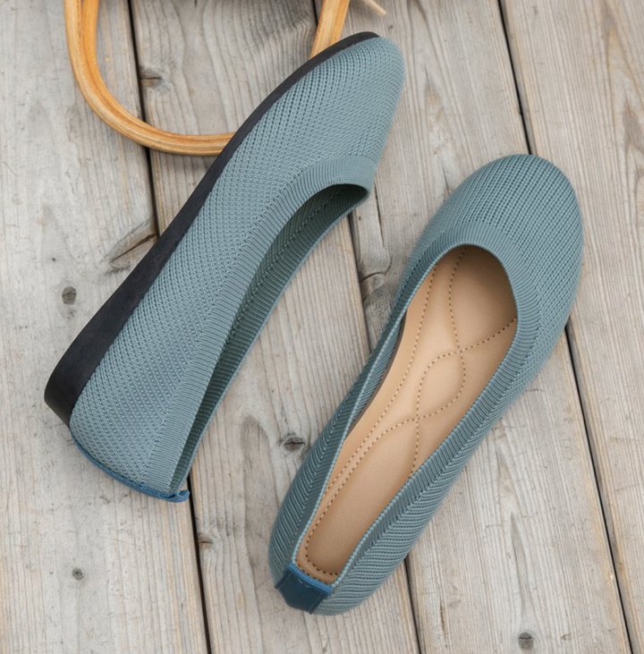 Drune Ballerinas | Modische orthopädische Schuhe mit niedrigem Absatz für Frauen