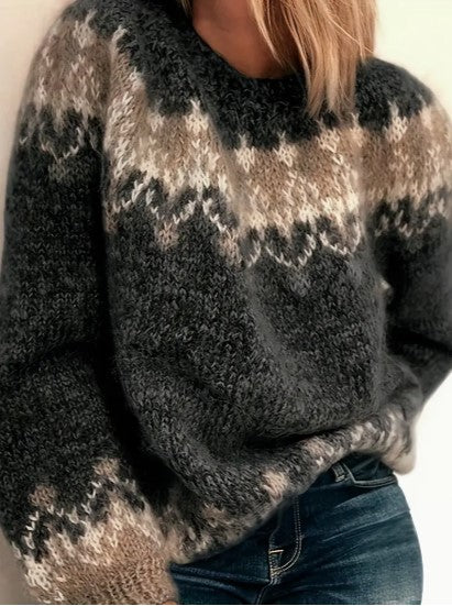 Drune | Eleganter Rundhals Pullover