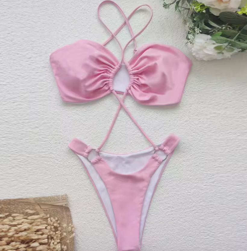 Drune | Bikini mit Cut-outs und O-Ring-Detail