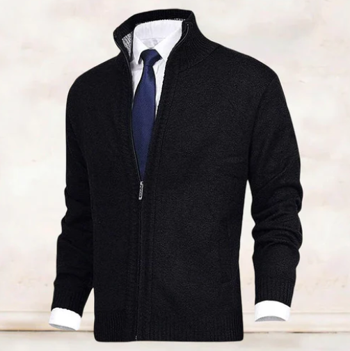 Drune | Eleganter Und Bequemer Strickjacke Mit Kragen Für Herren
