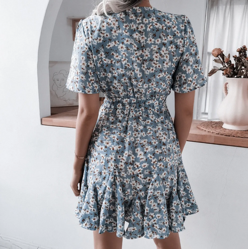 Drune | Blumen Bequem Sommerkleid