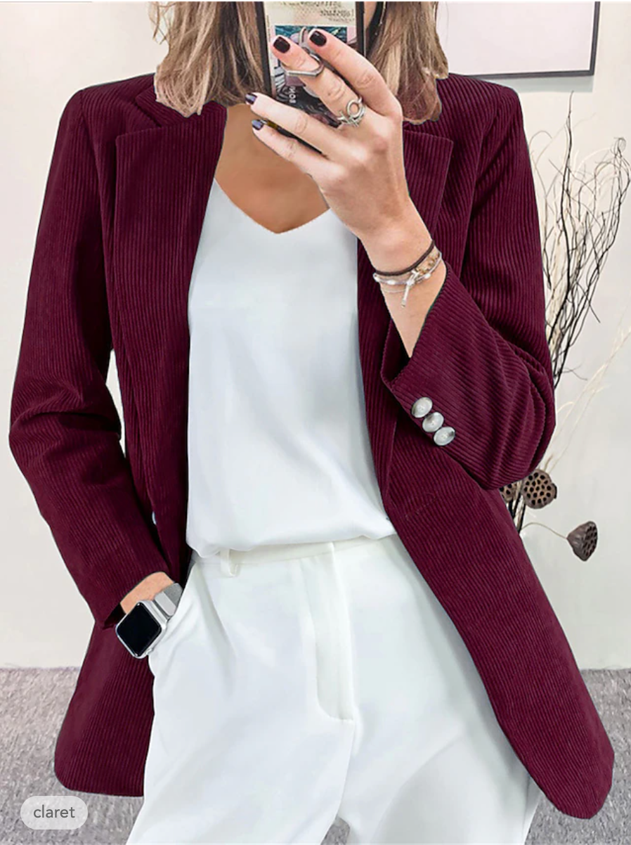 Drune | formelle Cord-Jacke