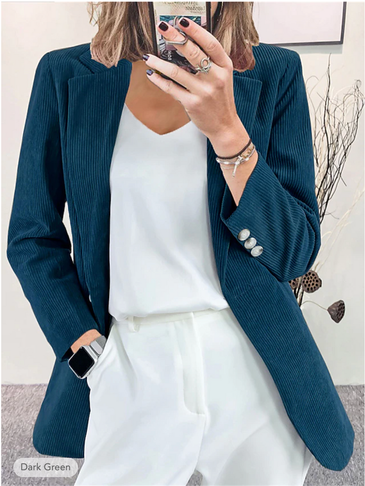Drune | formelle Cord-Jacke