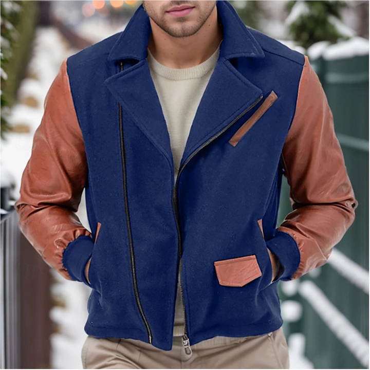 Drune | Leder Herren Wintermantel