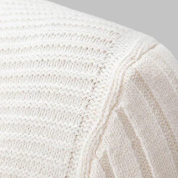 Drune | Klassischer Strickpullover mit Struktur Weich und Warm Perfekt Für Alltag und Fest