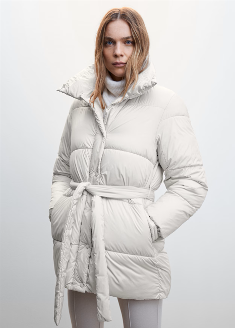 Drune | Pufferjacke Damen Reguläre Passform Warmer Schutz Essentielle Eleganz