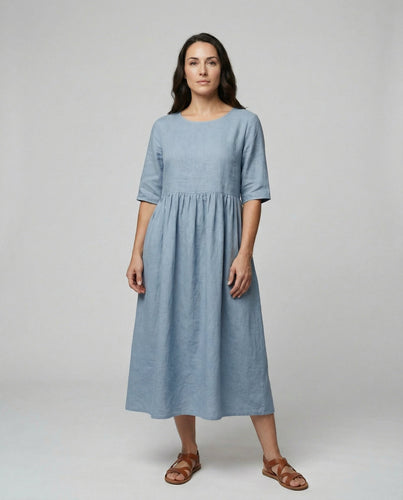 Lässiges lockeres Sommerkleid
