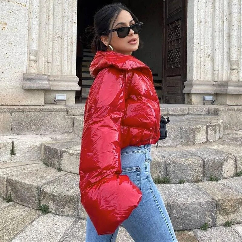 Drune | Stylische Kurze Pufferjacke mit Steppmuster
