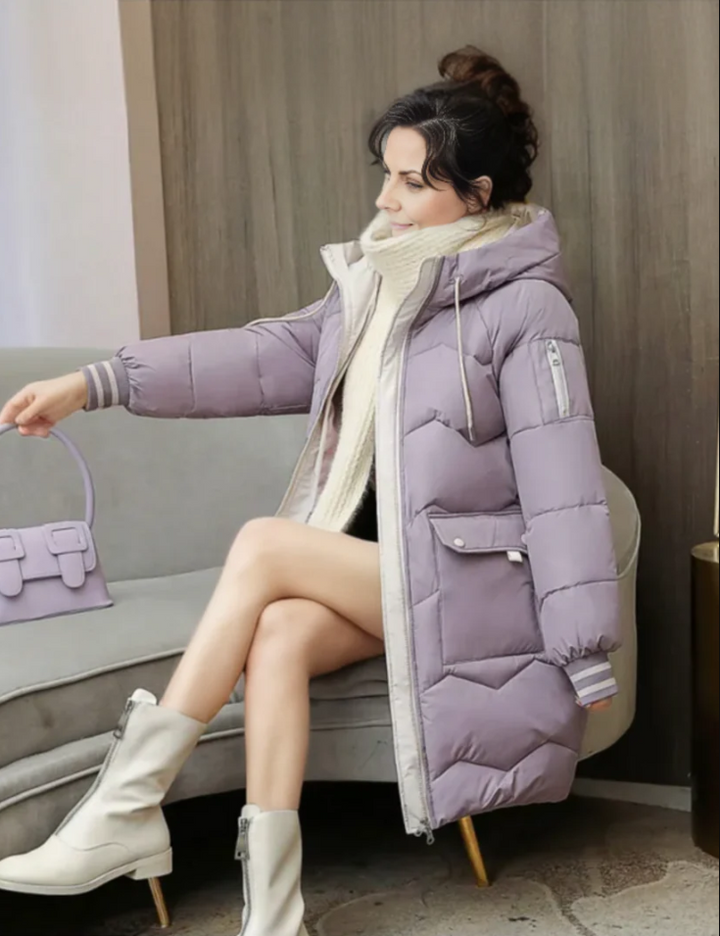Drune | Kuschelige, Wintergefütterte Parka-Damenjacke