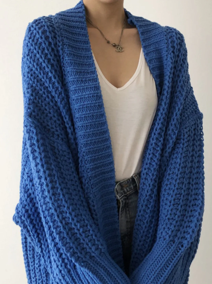 Drune | Stilvolle Lange Damen-Strickjacke