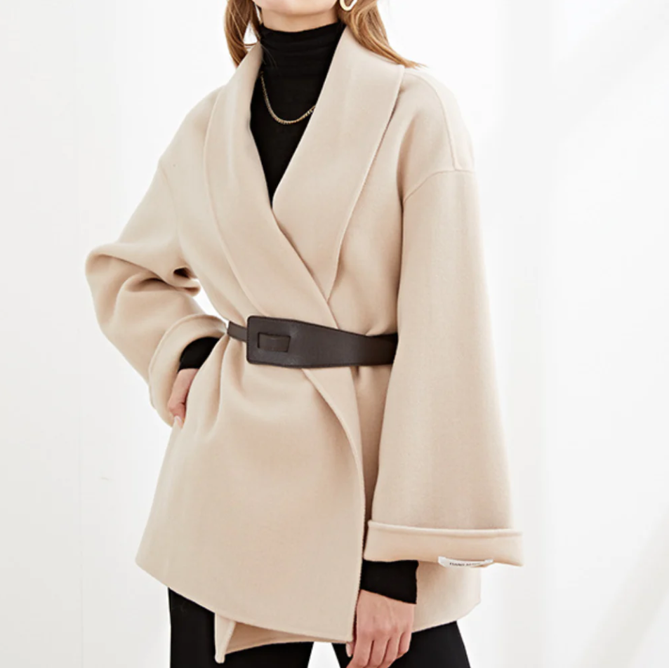 Drune | Premium-Modejacke für Frauen mit Gürtel
