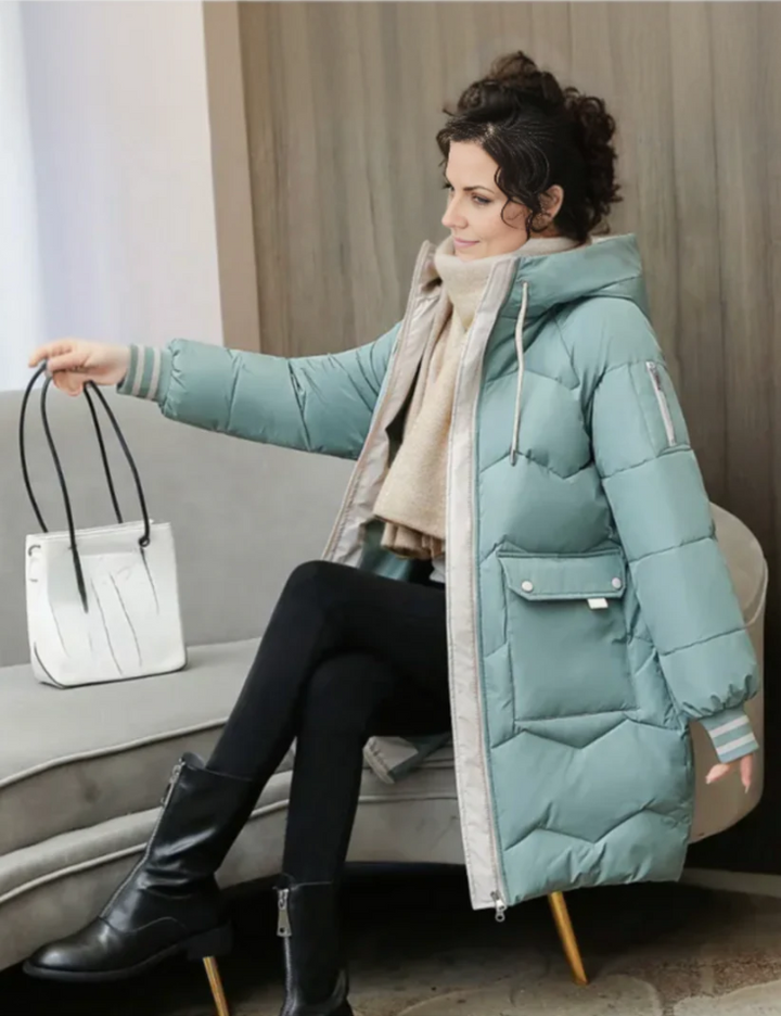 Drune | Kuschelige, Wintergefütterte Parka-Damenjacke