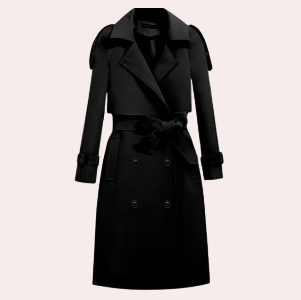 Drune | Eleganter Langer Trenchcoat für Damen