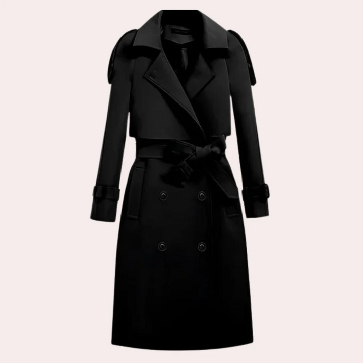 Drune | Eleganter Langer Trenchcoat für Damen