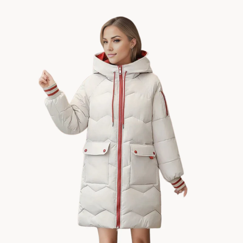 Drune | Kuschelige, Wintergefütterte Parka-Damenjacke