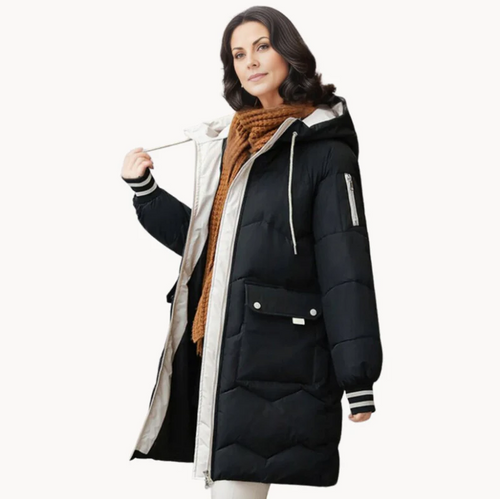 Drune | Kuschelige, Wintergefütterte Parka-Damenjacke
