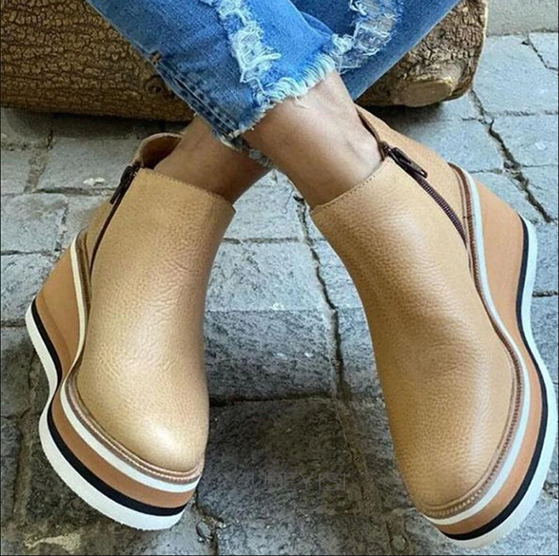 Drune | plateau-stiefeletten für frauen
