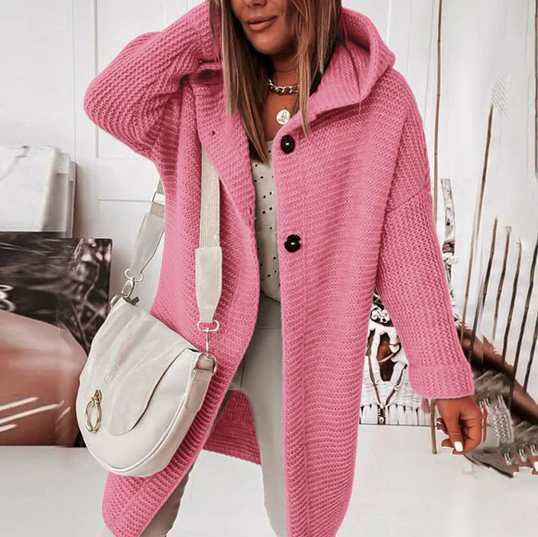 Drune | Strickjacke mit Langen Ärmeln und Kapuze