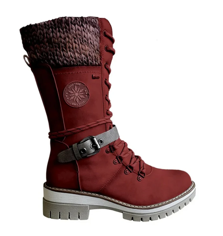 Drune | wasserdichte knie-schneestiefel für damen