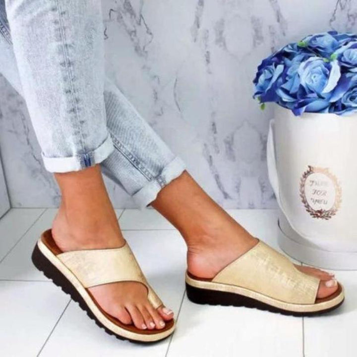 Damen Orthopädische Sandalen Hallux Valgus Korrigierend