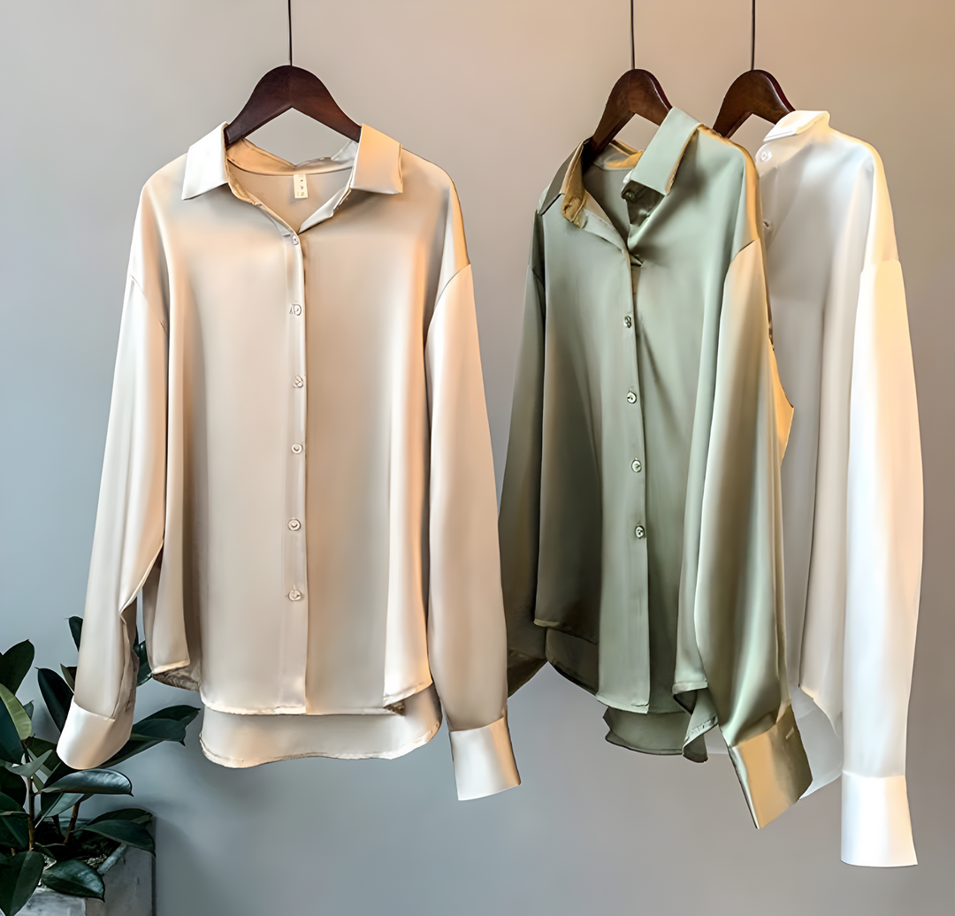 Drune | Luxuriöse Seidenbluse für Jeden Formellen Anlass