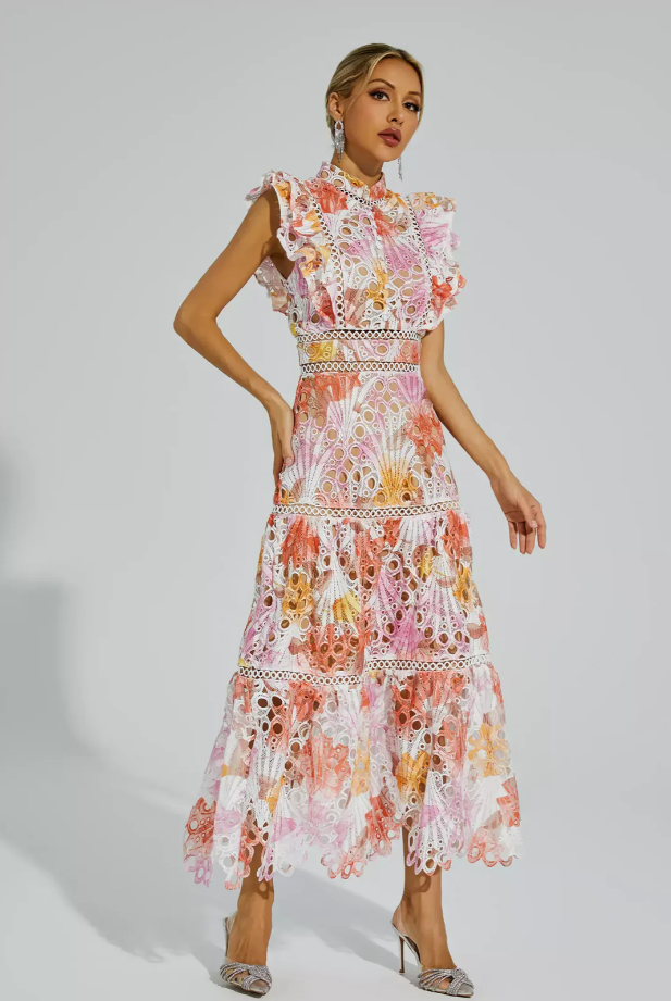 Drune | Hohes Ärmelloses Maxikleid