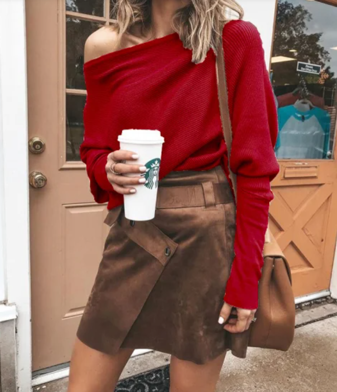 Drune | Premium Off-Shoulder Sweatshirt