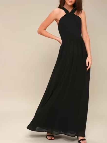 Drune | Luxus Langes Kleid Mühelose Lässige Eleganz Für Jeden Anlass