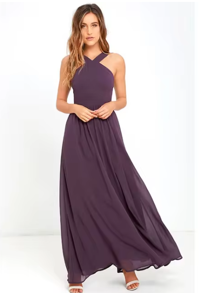 Drune | Luxus Langes Kleid Mühelose Lässige Eleganz Für Jeden Anlass