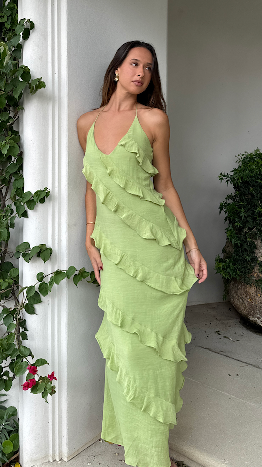 Drune | Kleid Mit Verspielten Rüschen