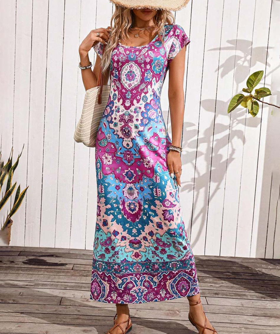 Drune | Lebhaft Buntes Sommerkleid