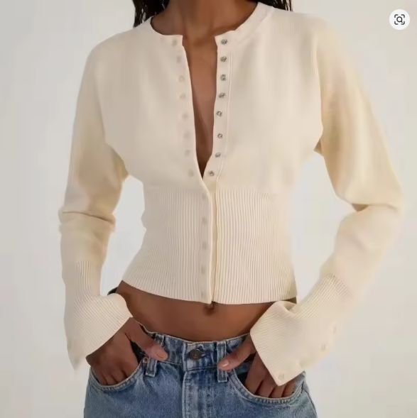 Drune | Hals Langarm Cardigan