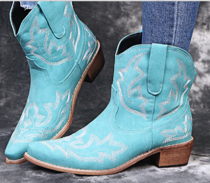 Drune | Damen Western Cowboystiefel Braun