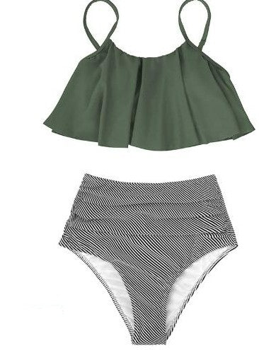 Drune Der bequemste und schönste Bikini des Jahres, mit höher geschnittenem Unter- und Oberteil