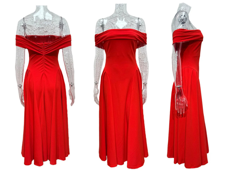 Drune | Midi-Kleid Elegant Blau