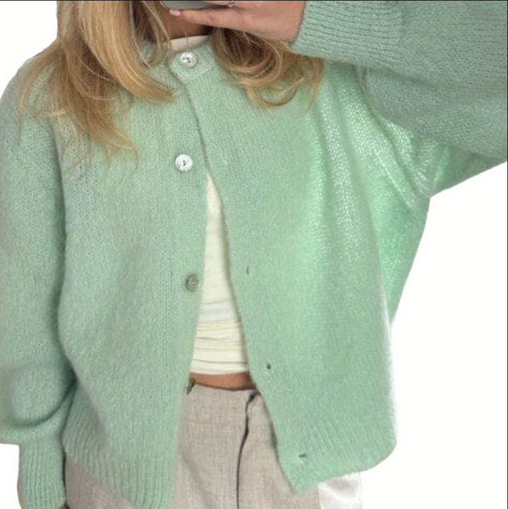 Drune | Strick Frauen Strickjacke Mit Knöpfen