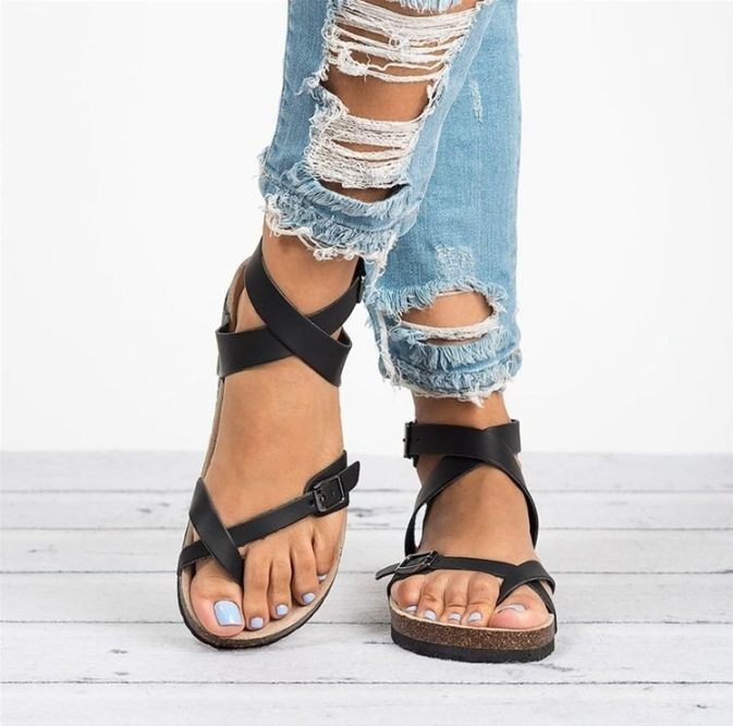 Drune | Stilvolle Damen Orthopädische Sandalen