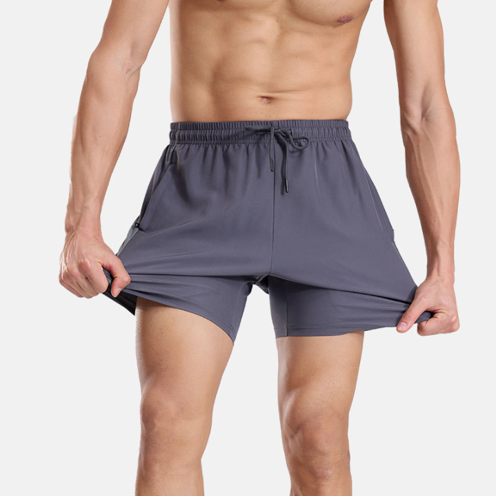 Herren sportliche Shorts mit elastischem Bund und praktischen Seitentaschen Drune