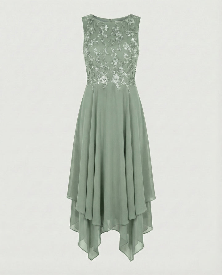 Drune - Damen Elegantes Sommerkleid Leicht & Feminin Geschnitten
