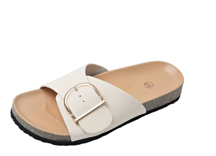 Drune | Orthopädisch Flache Sandalen mit Einstellbarer Schnalle Riemen